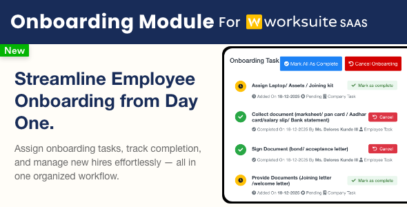 Onboarding Module